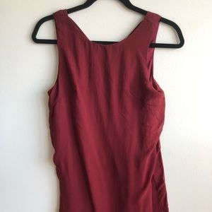 Burgundy Red Dress XS Fall Pictures